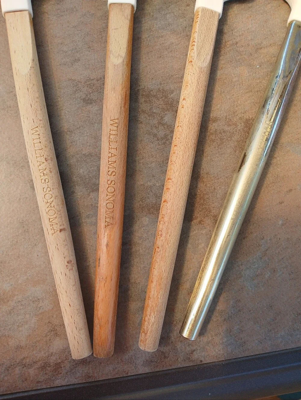Williams Sonoma Set Of 4 Silicone Spatulas